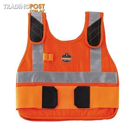 Chill-Its 6215 Premium FR Phase Change Hi-Vis Cooling Vest With Packs L/XL...