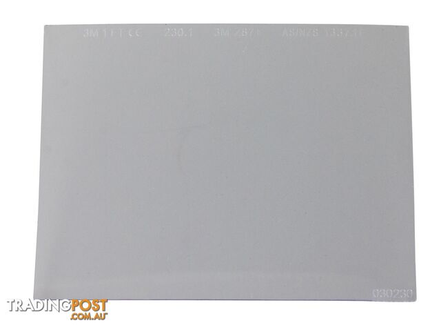 Outer Cover Lens For 3M 10V Helmet 90mm x 110mm Speedglas 3M 126000 Pkt : 2