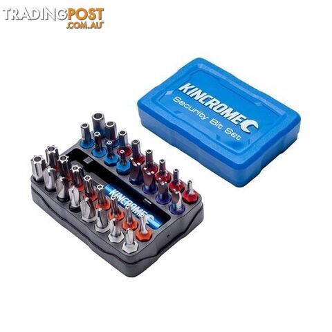 Security Bit & Holder Set 33 Piece 1/4" Hex Drive Kincrome 13648