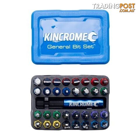 General Bit & Holder Set 33 Piece Kincrome 13649
