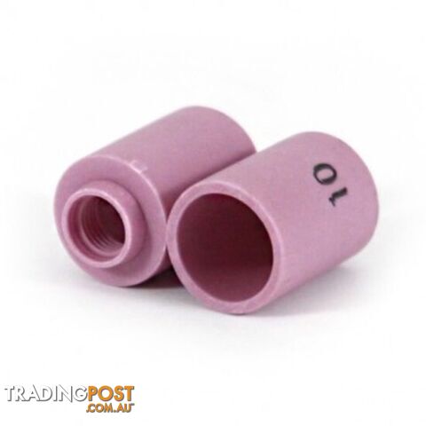 Ceramic Alumina Cup For Collet Body Size 10 Suits 9/20 Torch 13N13 Pkt : 5