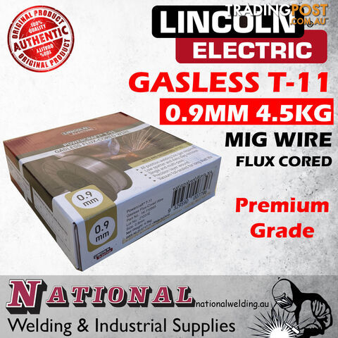 Mig Wire 0.9mm 4.5Kg Gasless Flux Cored T-11 Powercraft Lincoln 14-110945 - photo 2 of 2