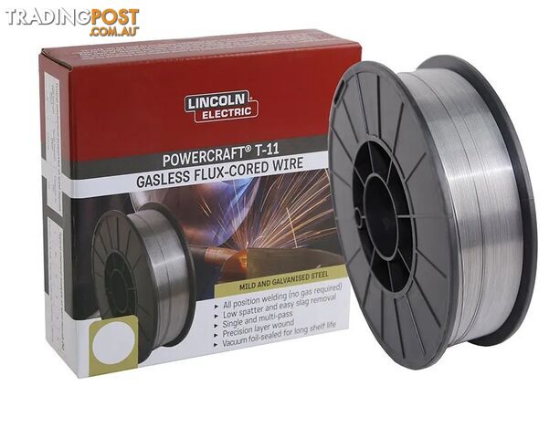 Mig Wire 1.2mm 4.5Kg Gasless Flux Cored T-11 Powercraft Lincoln 14-111245