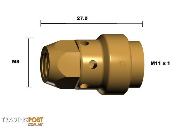 Tip Holder M11x1/M8 For WT540 Binzel 142.0240.5 Pkt : 5