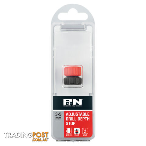 DRILL STOP SET SUITS 3.0-13.0MM DRILLS 3PC P&N 149060020