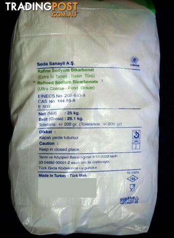 Sodium Bicarbonate Ultra Coarse Soda 15002