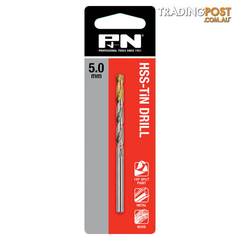 DRILL JOBBER HSS-TiN TIP 6.50 DIN338 1PK P&N 165302559