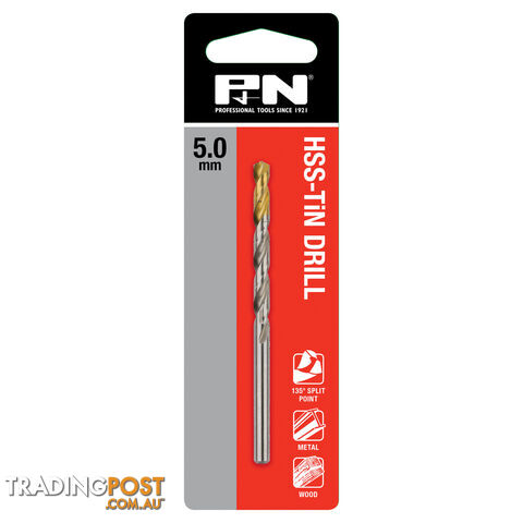 DRILL JOBBER HSS-TiN TIP 7.50 DIN338 1PK P&N 165302953