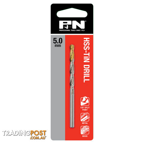 DRILL JOBBER HSS-TiN TIP 10.50 DIN338 1PK P&N 165304134