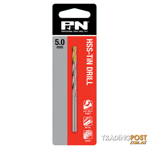 DRILL JOBBER HSS-TiN TIP 12.00 DIN338 1PK P&N 165304724