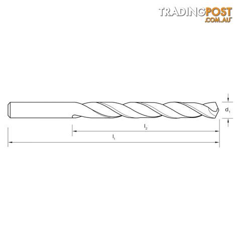 DRILL JOBBER HSS-TiN TIP 13.00 DIN338 1PK P&N 165305118 - photo 2 of 2