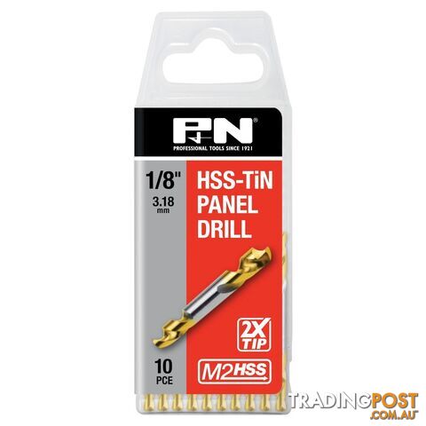 DRILL PANEL DE HSS-TiN #30 10PK P&N 165611285