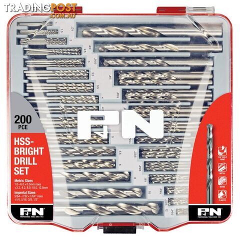 DRILL JOBBER SET HSS BRIGHT P3 1/16-3/8x1/64 21PC P&N 166044637