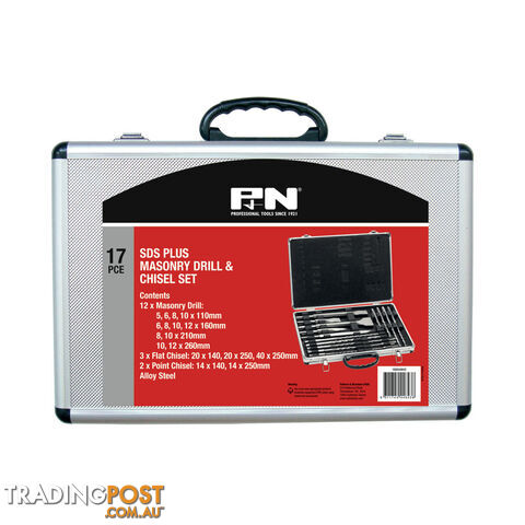 Drill & Chisel Set SDS+ 17 Piece P&N 166044643
