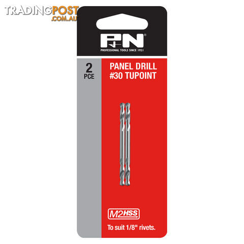 DRILL PANEL DE HSS BRIGHT #30 2PC P&N 166044645