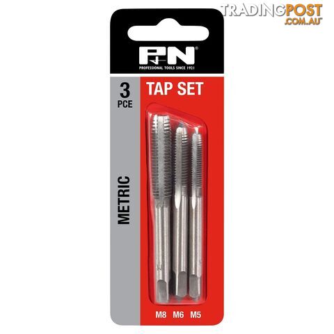 TAP SET HAND METRIC M5, M6, M8 3PC P&N 166044652