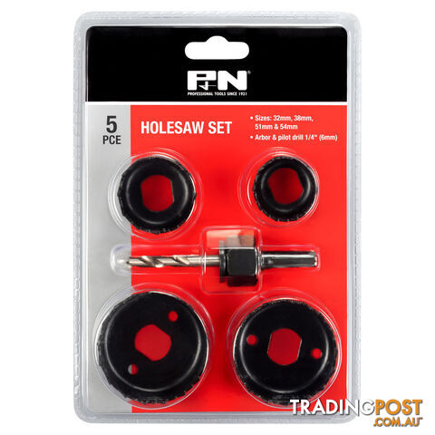 HOLESAW LOCK INSTALLATION SET CARBON STEEL 3PC P&N 166044661