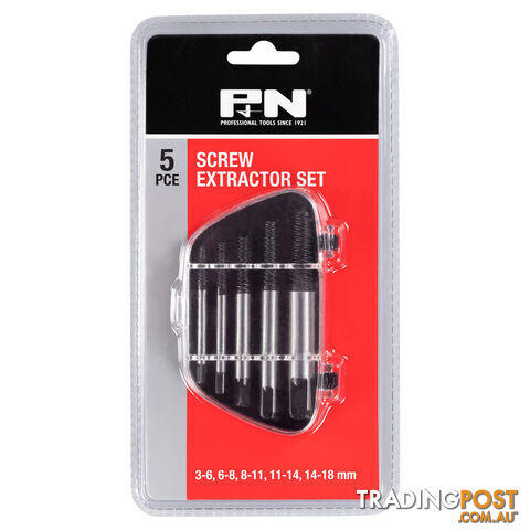SCREW EXTRACTOR SET 3-18MM 5PC P&N 166044668