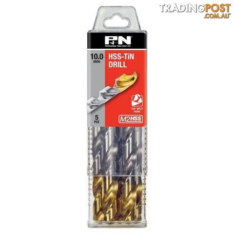 DRILL JOBBER HSS-TiN TIP 1.50 DIN338 10PK P&N 166310591