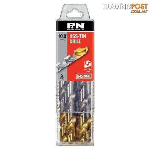 DRILL JOBBER HSS-TiN TIP 6.00 DIN338 5PK P&N 166312362