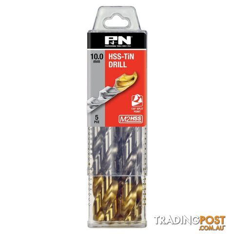 DRILL JOBBER HSS-TiN TIP 7.00 DIN338 5PK P&N 166312756
