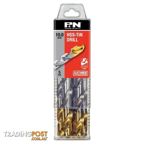 DRILL JOBBER HSS-TiN TIP 7.50 DIN338 5PK P&N 166312953