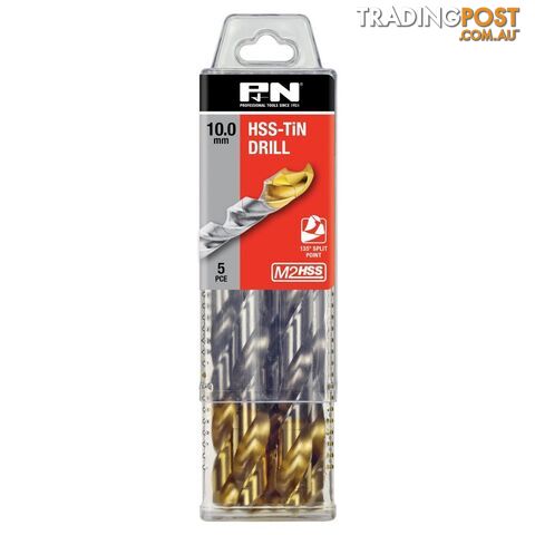 DRILL JOBBER HSS-TiN TIP 8.80 DIN338 5PK P&N 166313465
