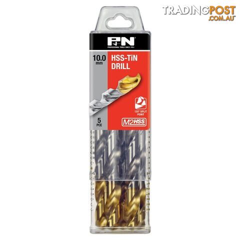 DRILL JOBBER HSS-TiN TIP 29/64 DIN338 5PK P&N 166414531