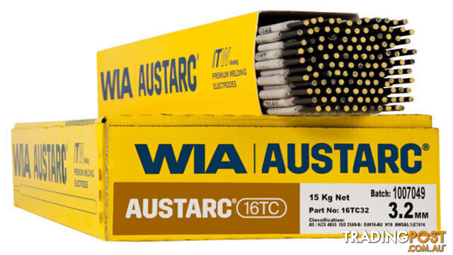Hydrogen Controlled Electrodes 16TC 3.2mm 5Kg AUSTARC 16TC32