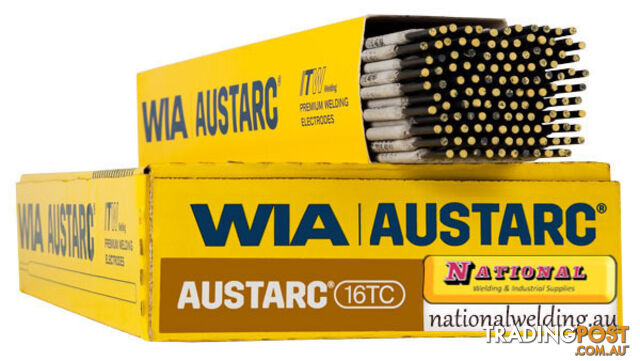 Low Hydrogen Electrodes 16TC 4.0mm 5Kg Pack AUSTARC 16TC40