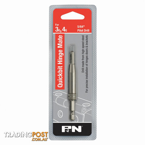 DRILL SELF CENTRE QUICKBIT HEX SHANK 1/8" P&N 1711250