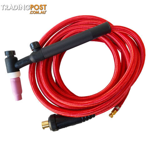 Tig Torch 17 Flexi Valve 4 Metres With 35/50 Connector 17FVX50