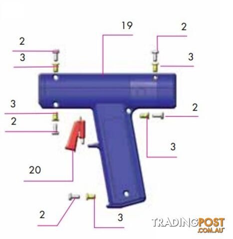 Handle Pistol Type Binzel 180.0024