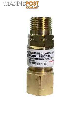 Flashback Arrestor - Torch End (Normal Flow) (Fuel) Harris 188GGAL