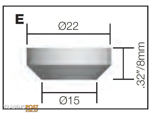 Gasket For Stubby Collet body 18CG20 - photo 2 of 3