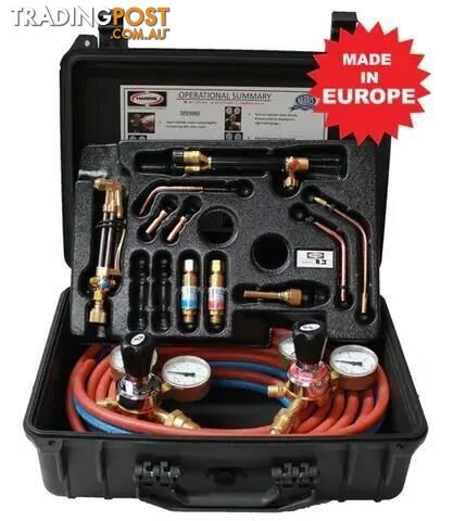 Contractors Oxy/Acet kit with side entry regulator Harris 19680126