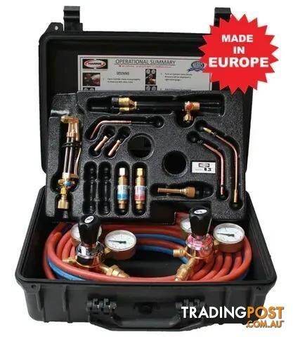 Contractors Oxy/Acet kit with side entry regulator Harris 19680126