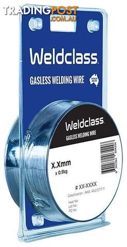 Gasless Welding Wire 100mm/0.9kg Spool 0.8mm Weldclass 2-084FM