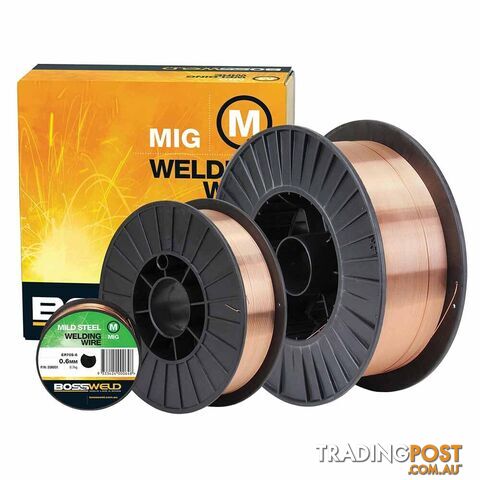 Mild Steel MIG Wire x 0.6mm 5 Kg Spl Bossweld 200002