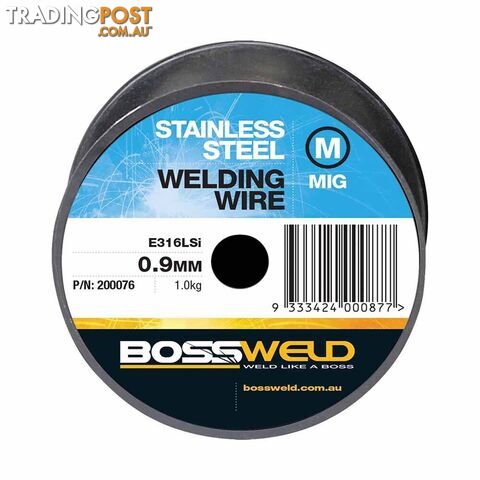 316LSi x 0.9mm (1 Kg Spl) Bossweld 200076