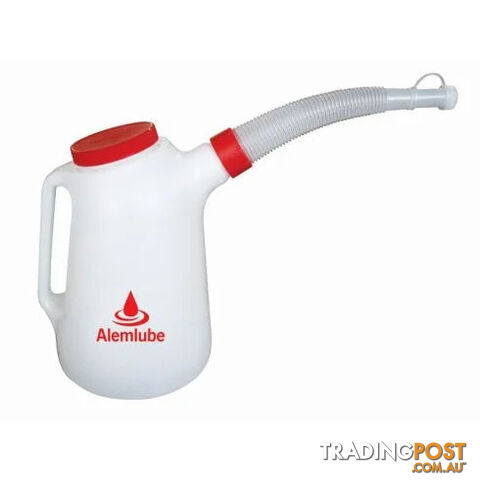 2 LITRE OIL MEASURE WITH FLEXIBLE SPOUT Alemlube 2000MFN