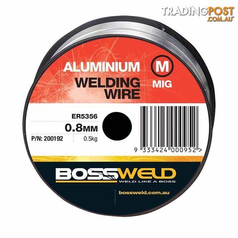 Aluminium 5356 MIG Wire 0.8mm 0.5Kg Bossweld 200192