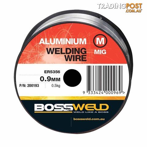 Aluminium 5356 MIG Wire 0.9mm 0.5Kg Bossweld 200193