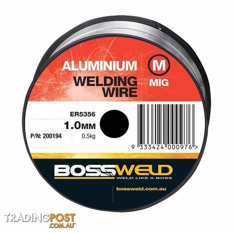 Aluminium MIG wire 5356 x 1.0mm (0.5 Kg Spl) Bossweld 200194