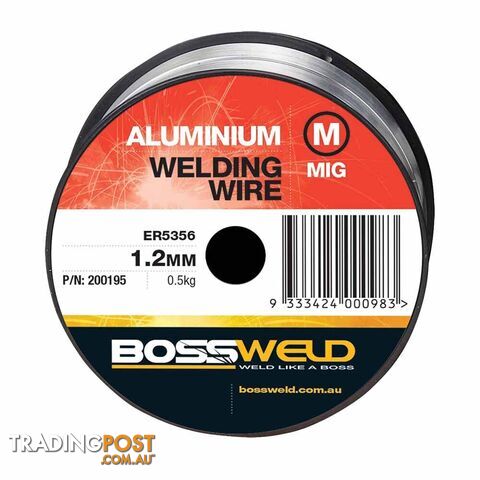 Aluminium MIG wire 5356 x 1.2mm (0.5 Kg Spl) Bossweld 200195