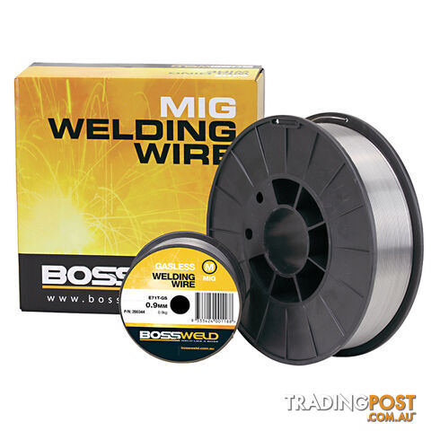 Gasless GS Self Shielded wire MIG x 0.9mm (4.5 Kg Spl) Bossweld 200345