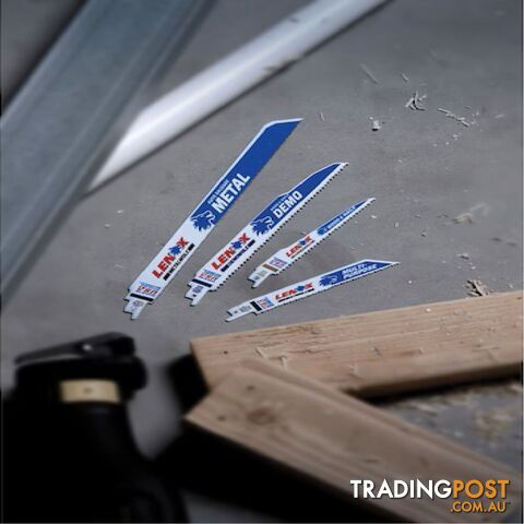 MultiWolf Wave Edge Reciprocating Saw Blades 10/14 TPI 305 x 19 x 1.3mm 5-Pck...