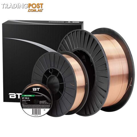 BT 70S-6 Mild Steel Mig Wire 0.8mm 5kg Bossweld 210004