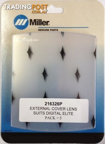 Front Cover Lens to Suit Miller VMP-10, Elite, Digital Elite and Titanium helmet...