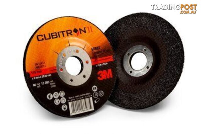 Grinding Wheel Depressed Centre 100 x 6 mm Cubitronâ¢II XC991187953 Pack of 5